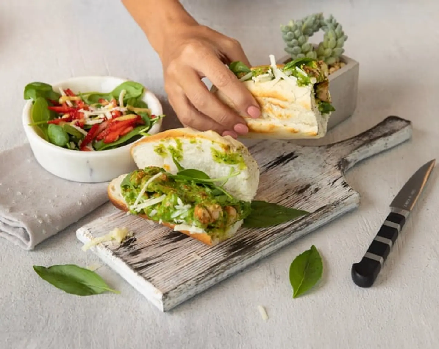 ساندويتش الدجاج البيرو