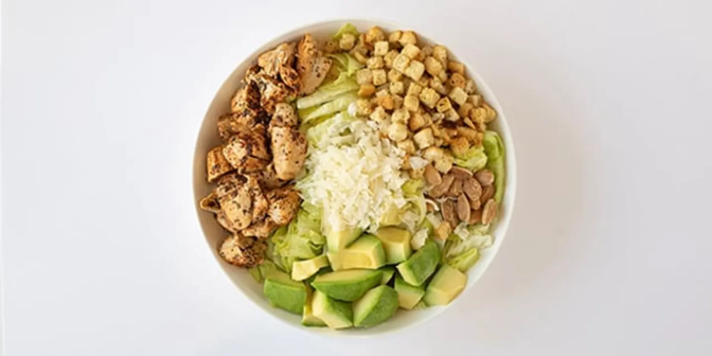 Chicken Caesar Avocado Salad