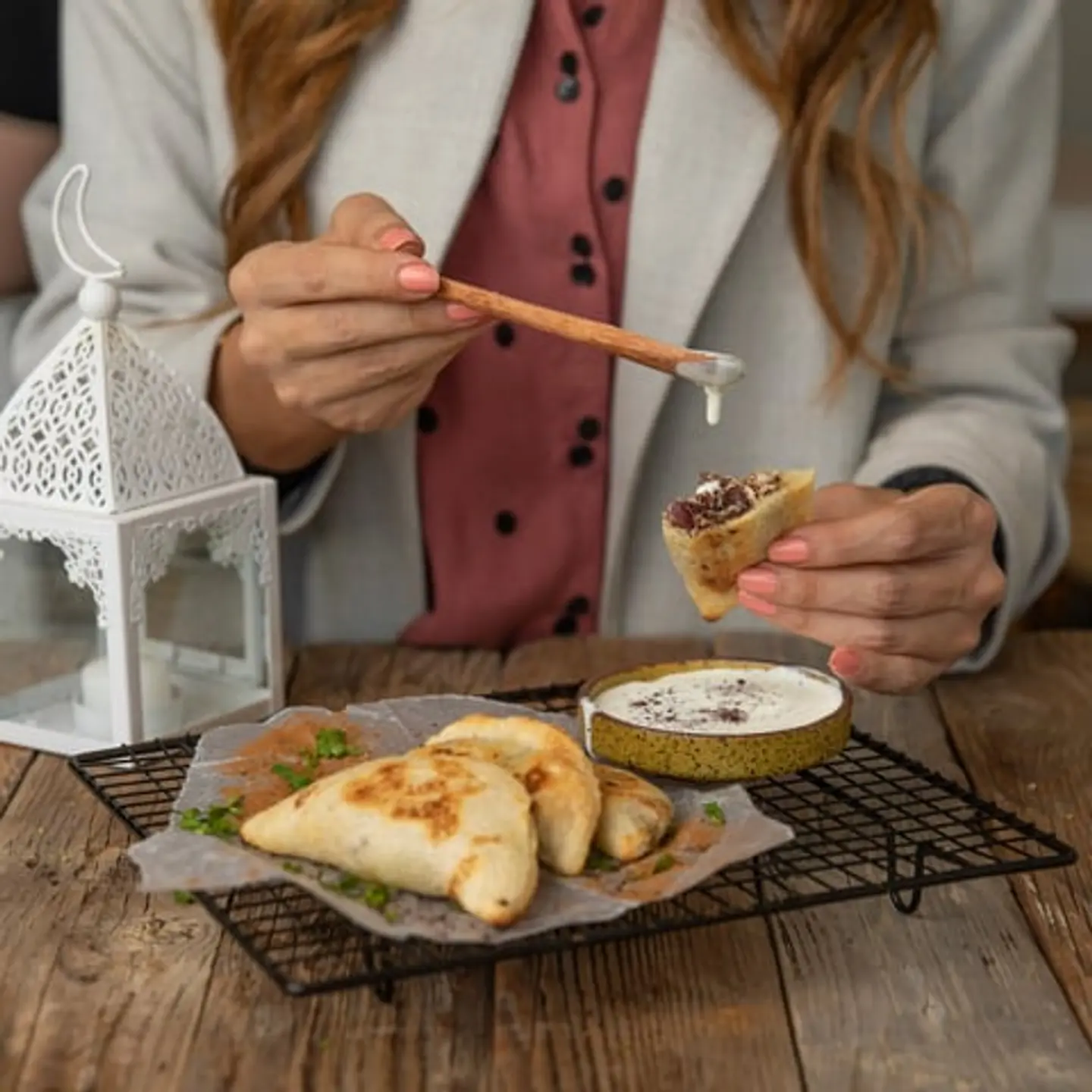 مسخن كيتو السمبوسة الخالية من الجلوتين