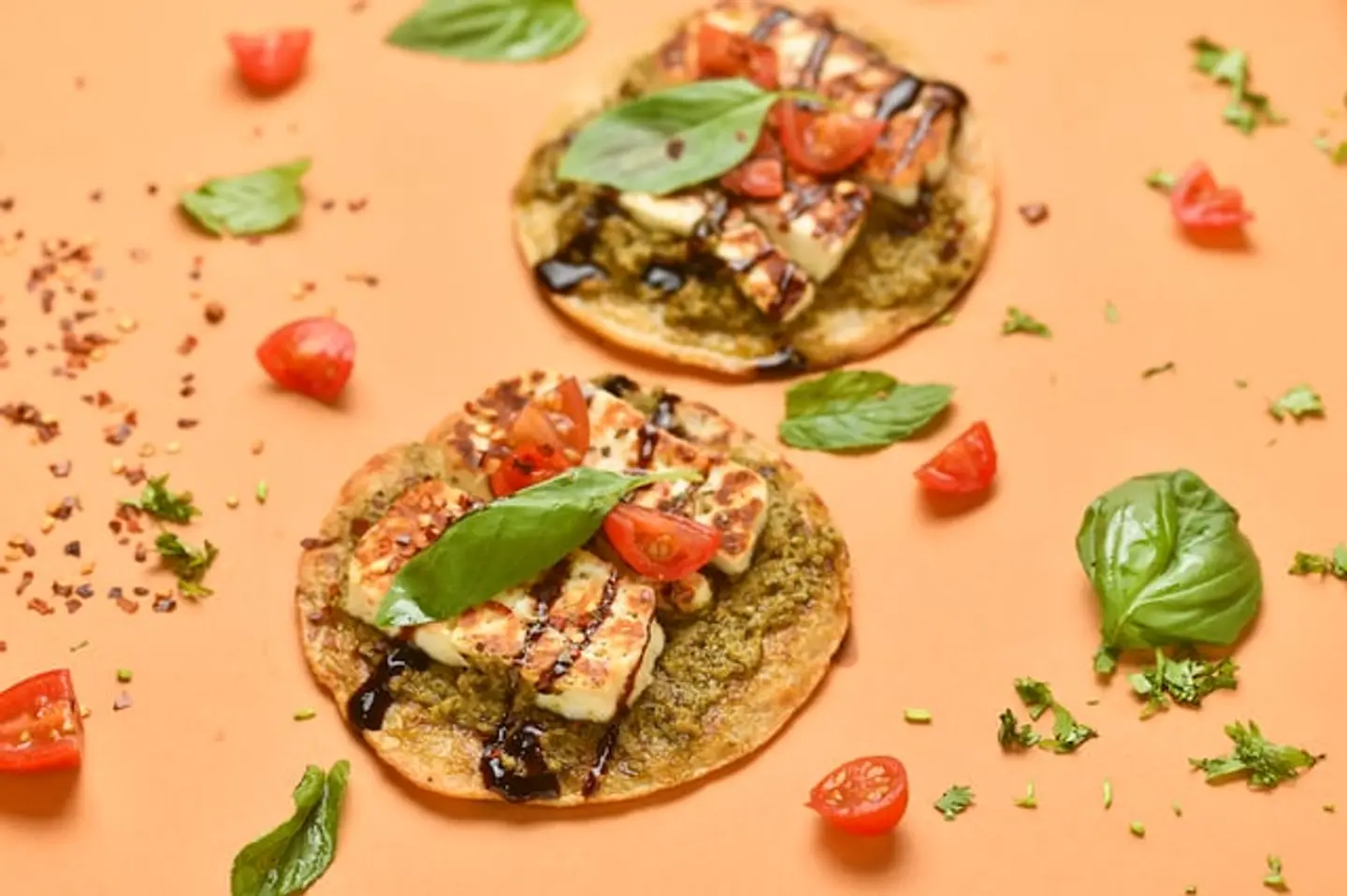 فلات برد بيستو حلومي الخالي من الجلوتين