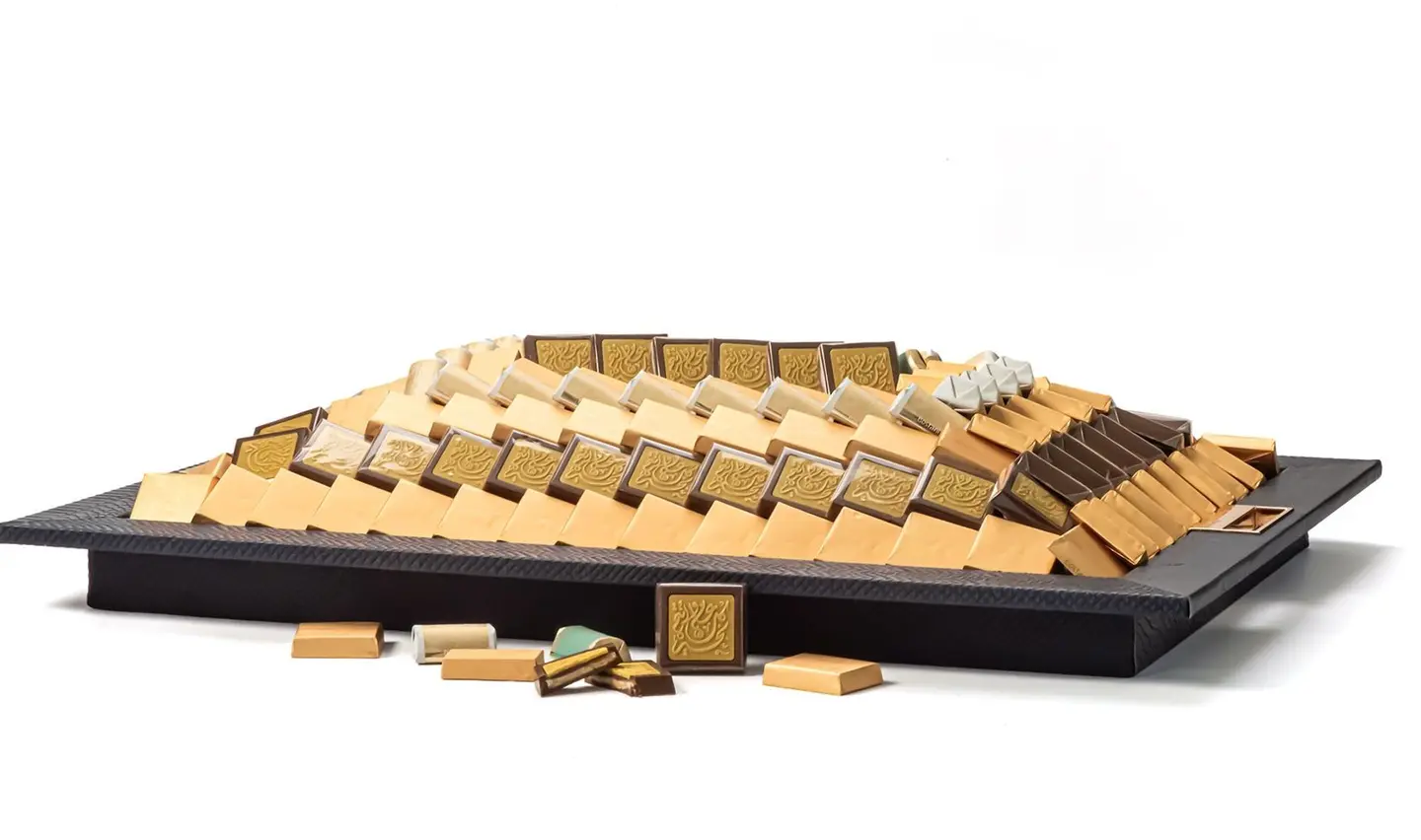 Large Rectangular Eid Mubarak Navy Tray