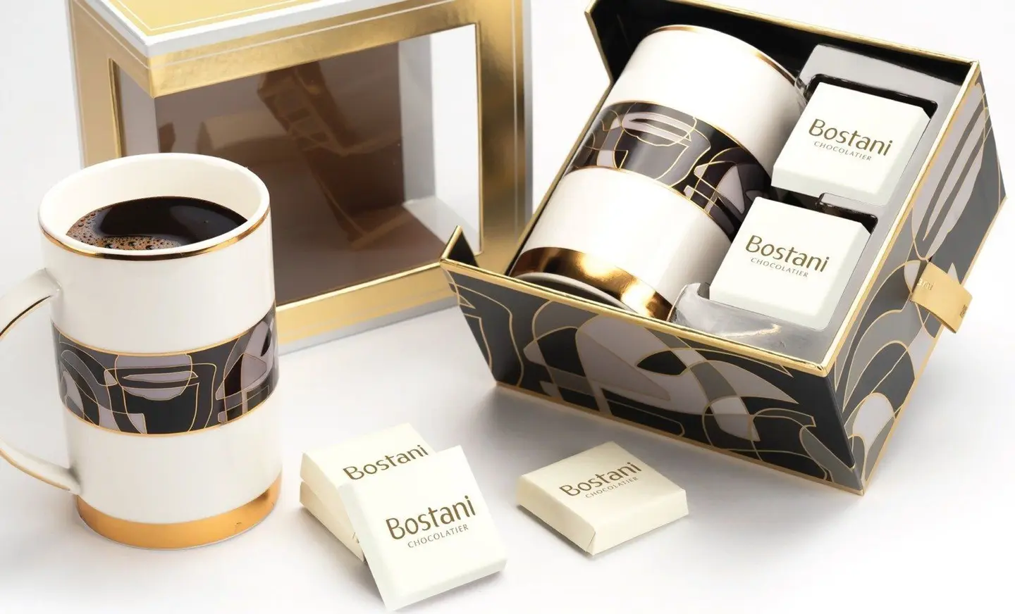 Black Big Mug   2 Pcs