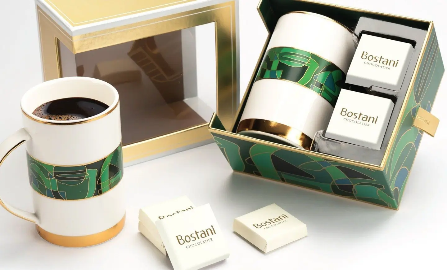 Green Big Mug   2 Pcs