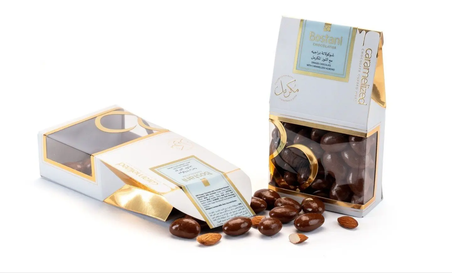 Caramelized Almond Dragée Chocolate Box – 200g