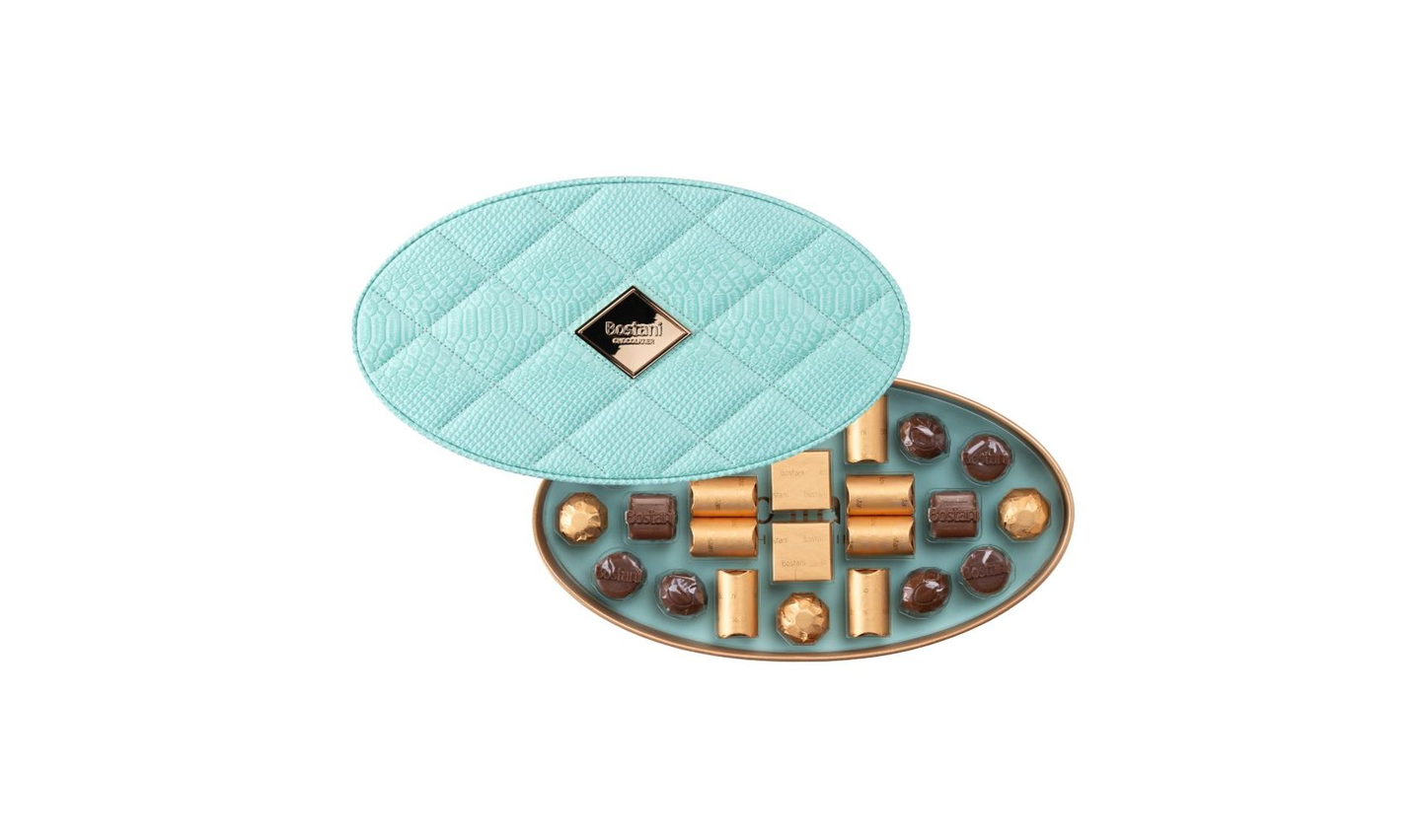 Tiffany Oval Leather Box – 24 Pcs