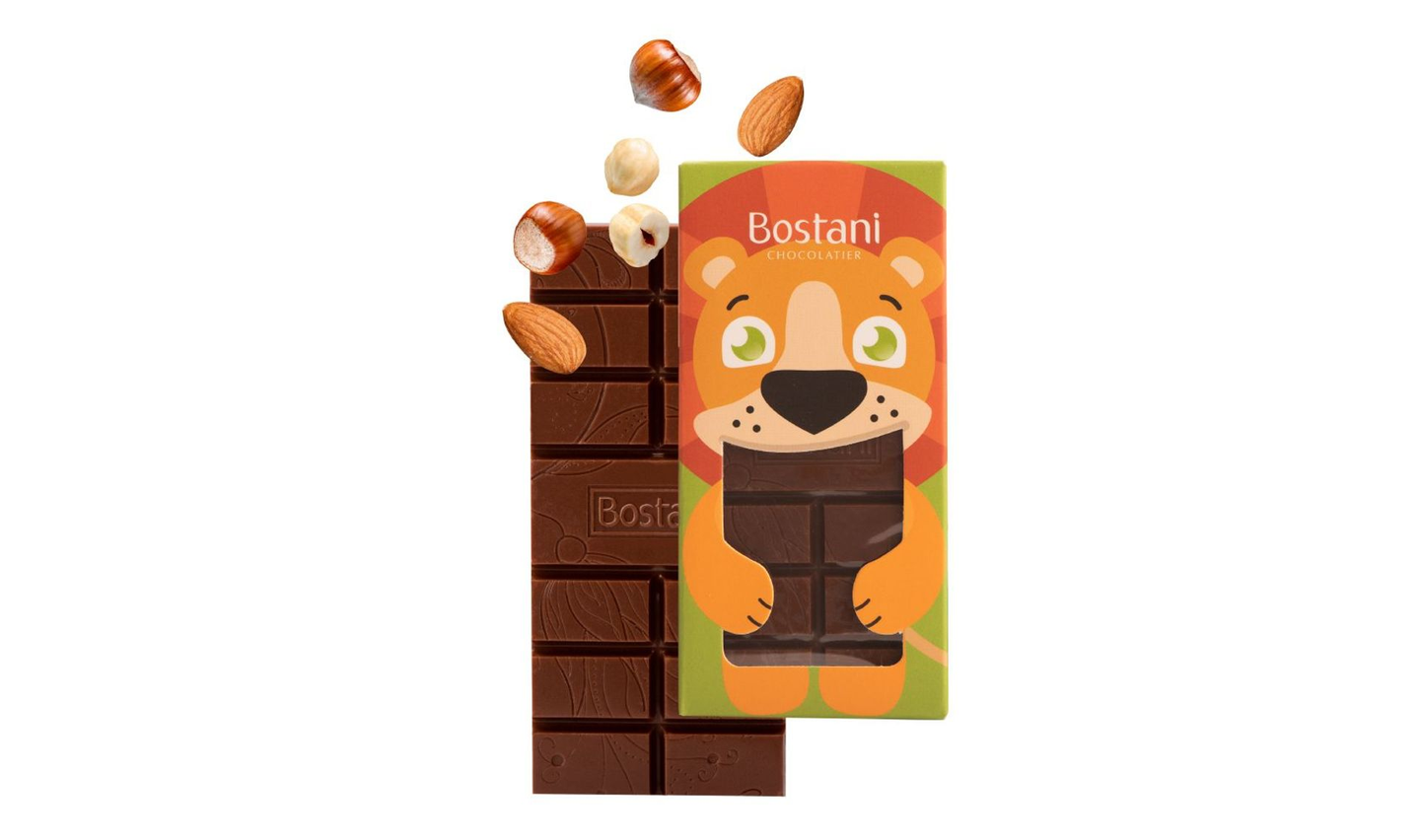Milk Chocolate Kids Bar With Nuts