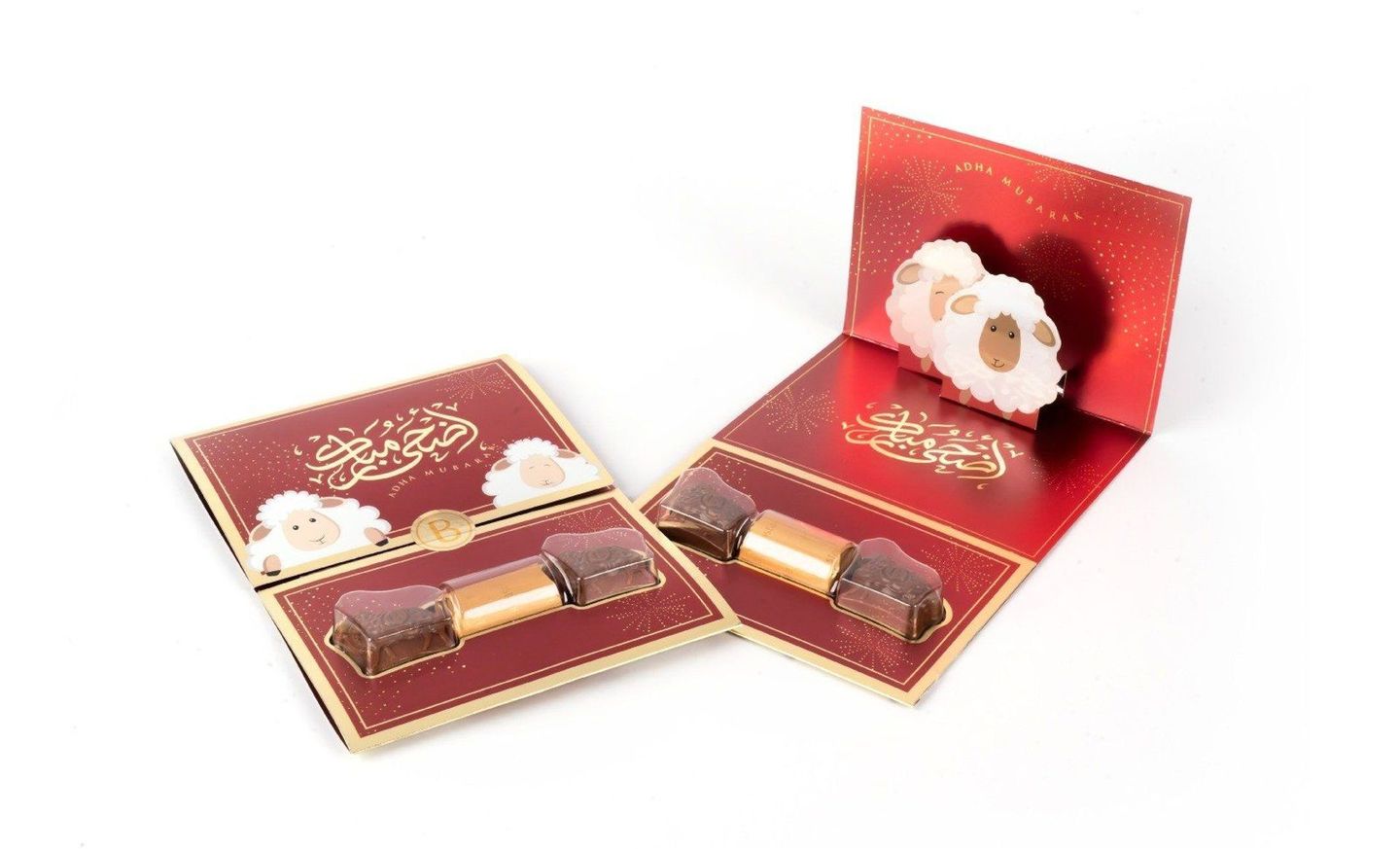 3 D Red Sheep Card
