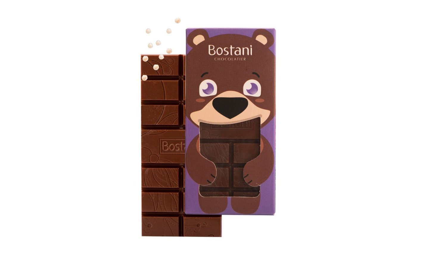 Milk Chocolate Kids Bar With Crispy