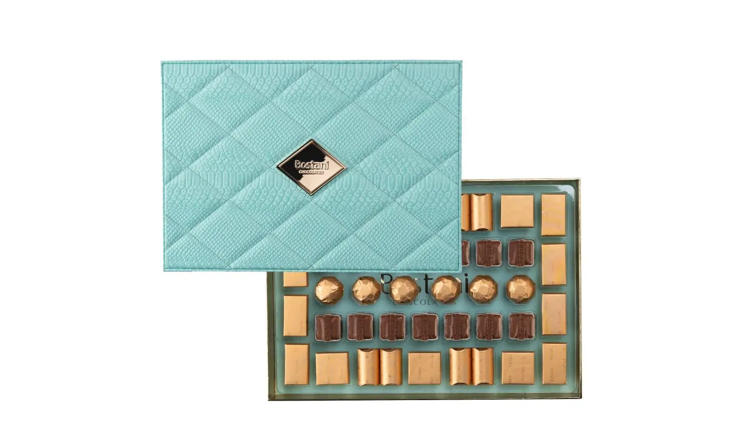 Tiffany Rectangular Leather Box – 42 Pcs