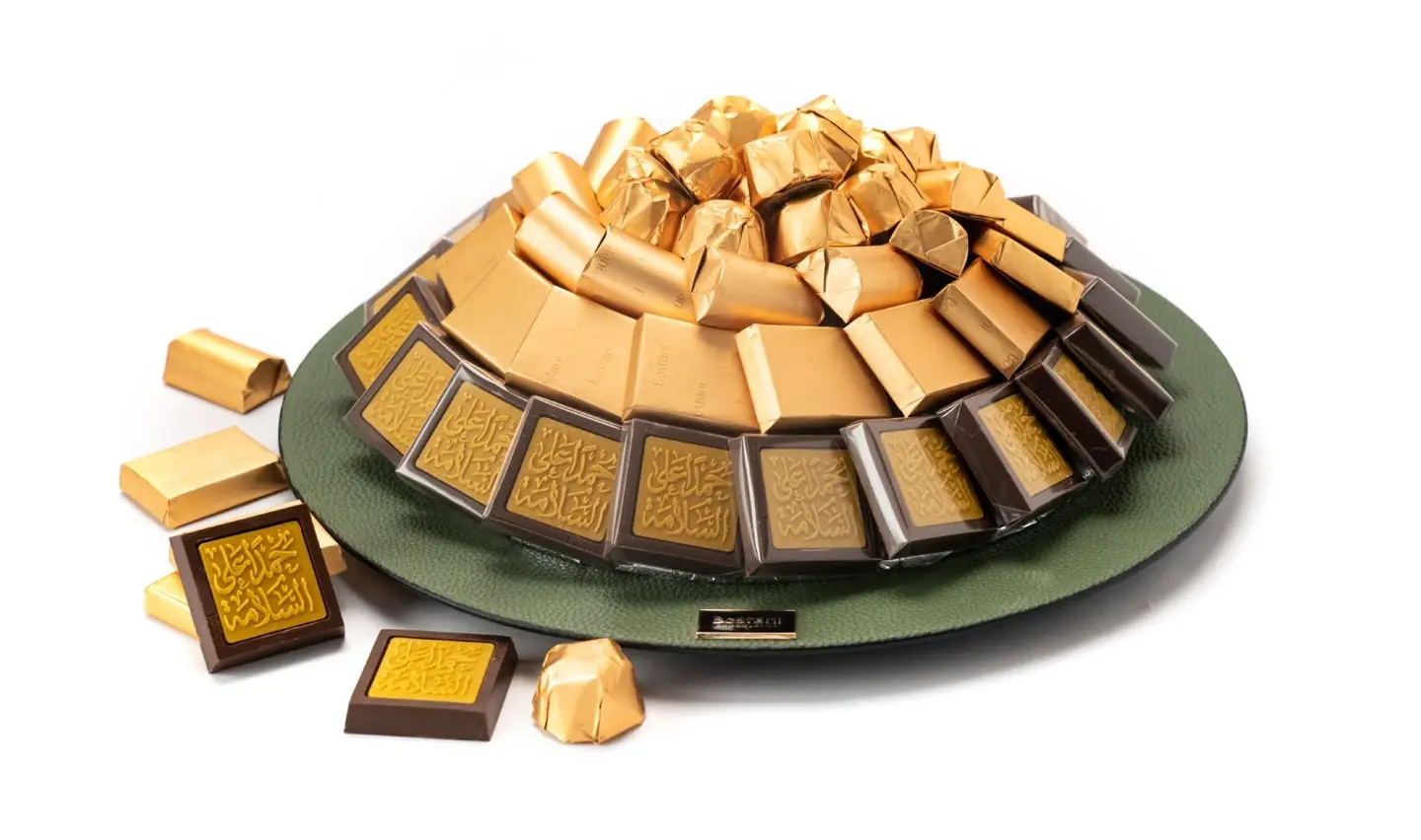 Get Well Soon Green Small Leather Tray