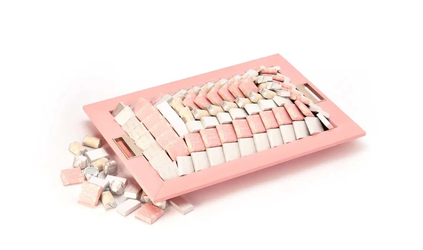 Welcome My Girl Baby Rectangular Tray   1740g