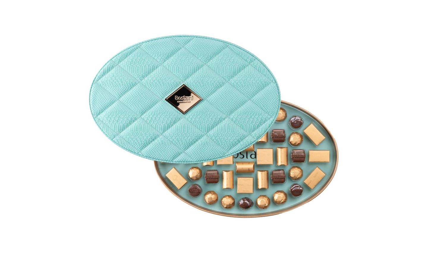 Tiffany Oval Leather Box – 42 Pcs