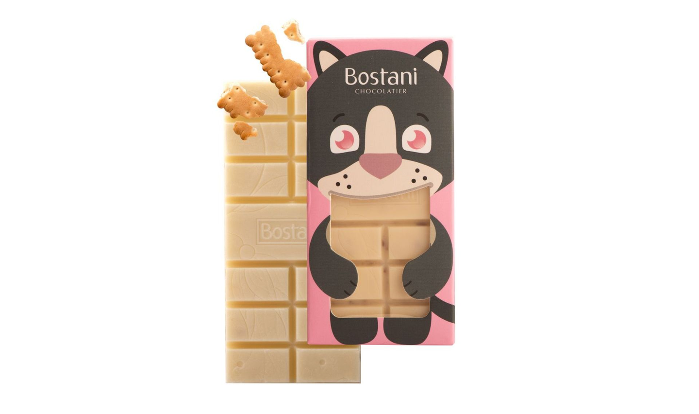 Kids White Chocolate Bar With Biscuit – 35 G