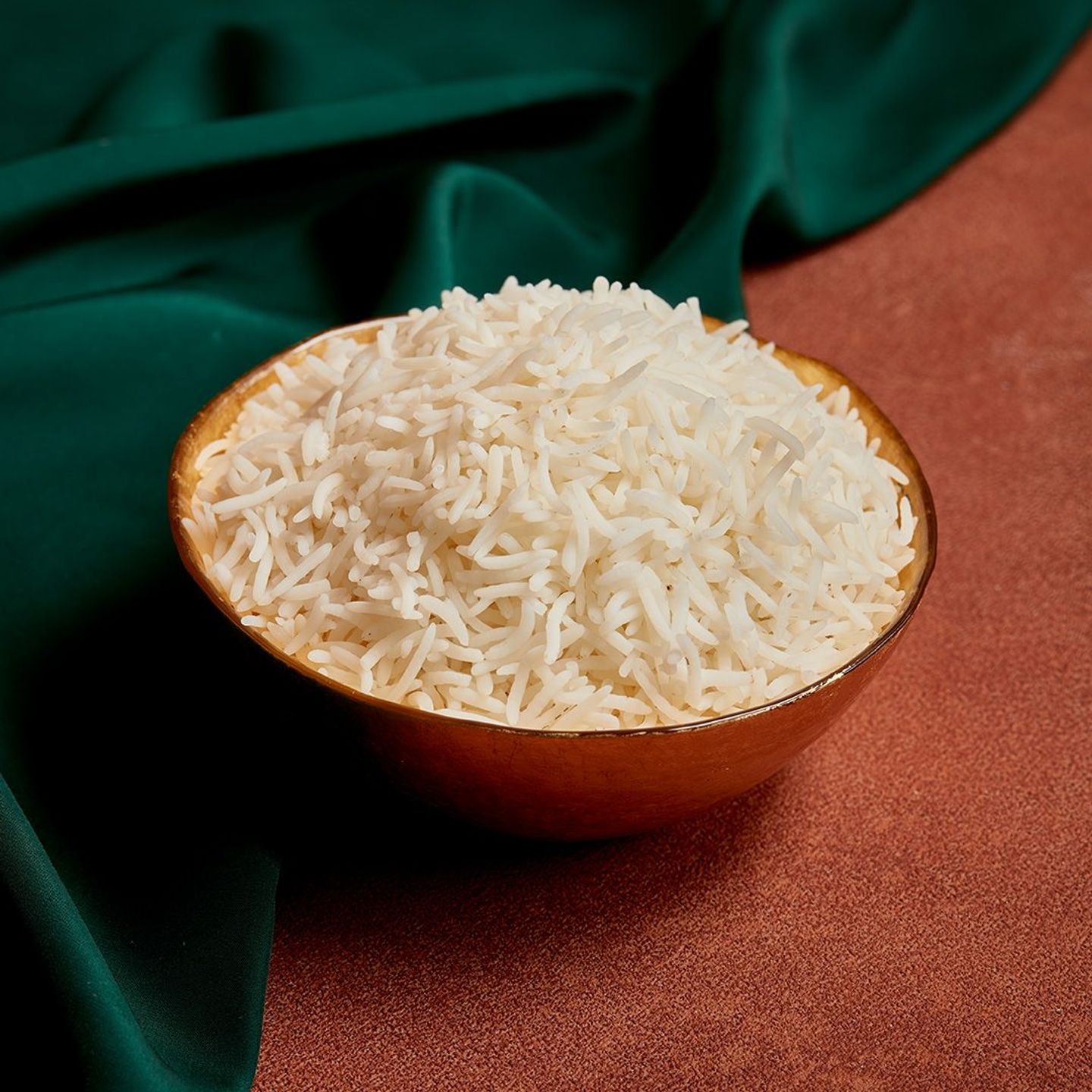أرز مطهو على البخار