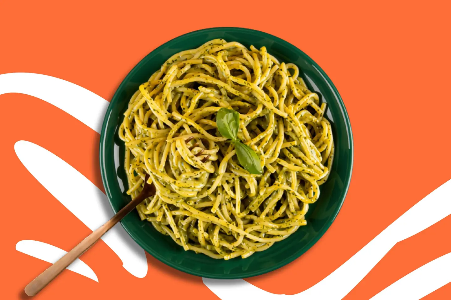 Creamy Pesto Spaghetti
