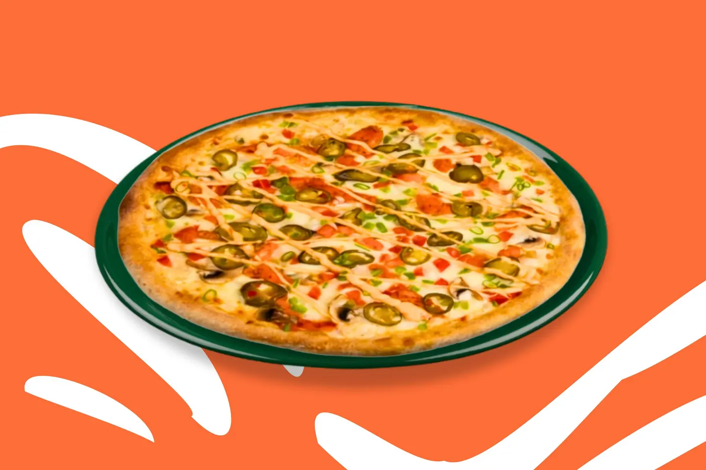 Chicken Tikka & Mushroom Pizza Large