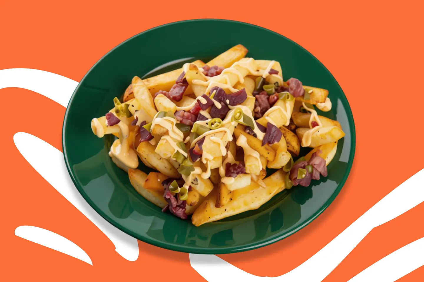 Beef Bacon And Cheese Jalapeno Fries