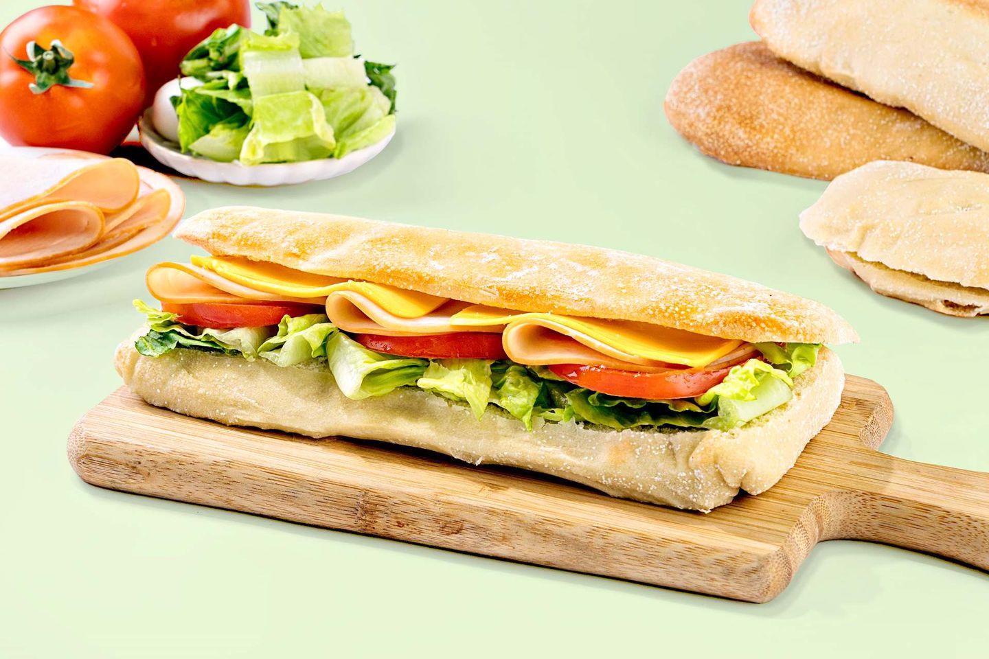 Turkey Ham And Cheese Panini