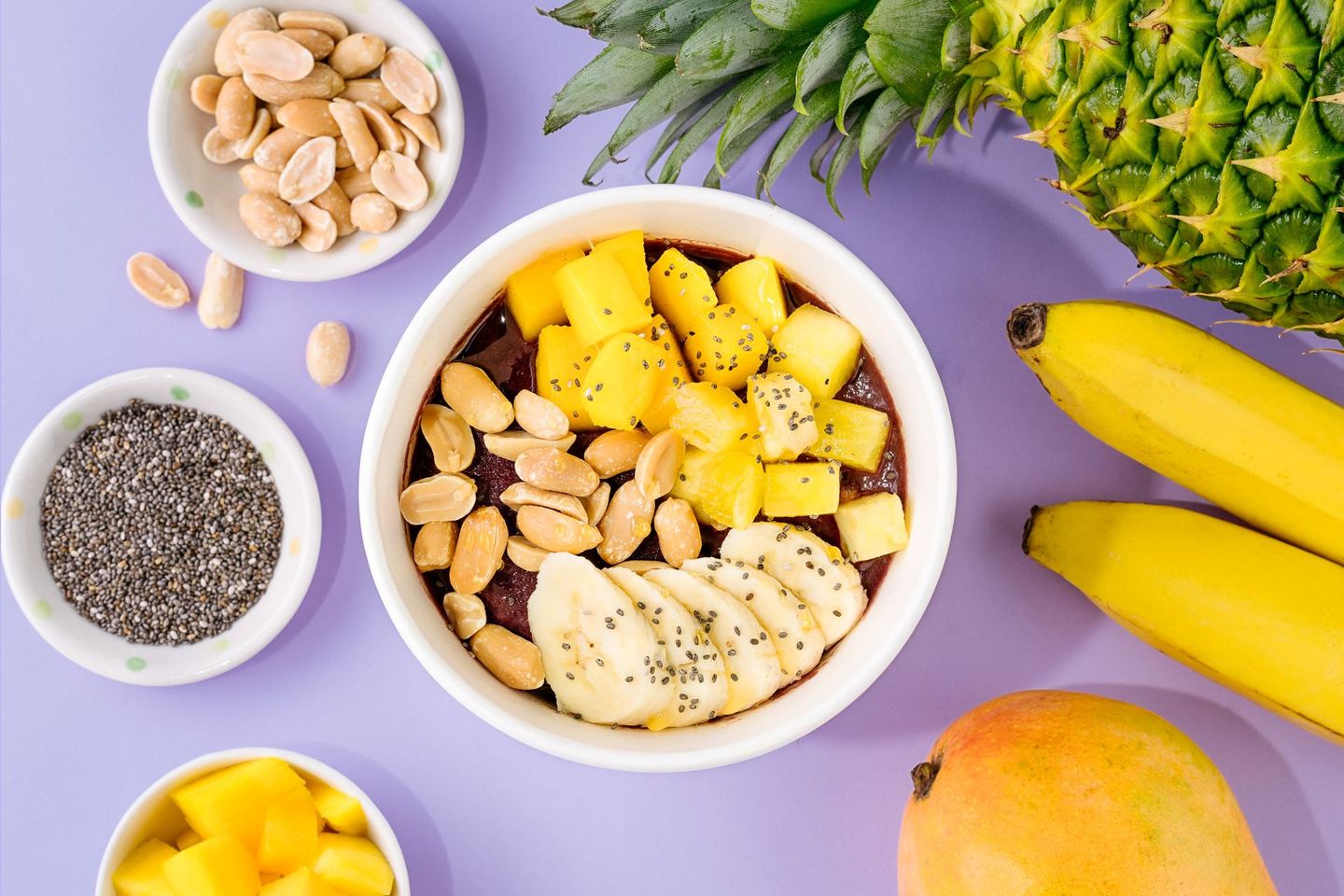 Tropical Twirl Acai Bowl