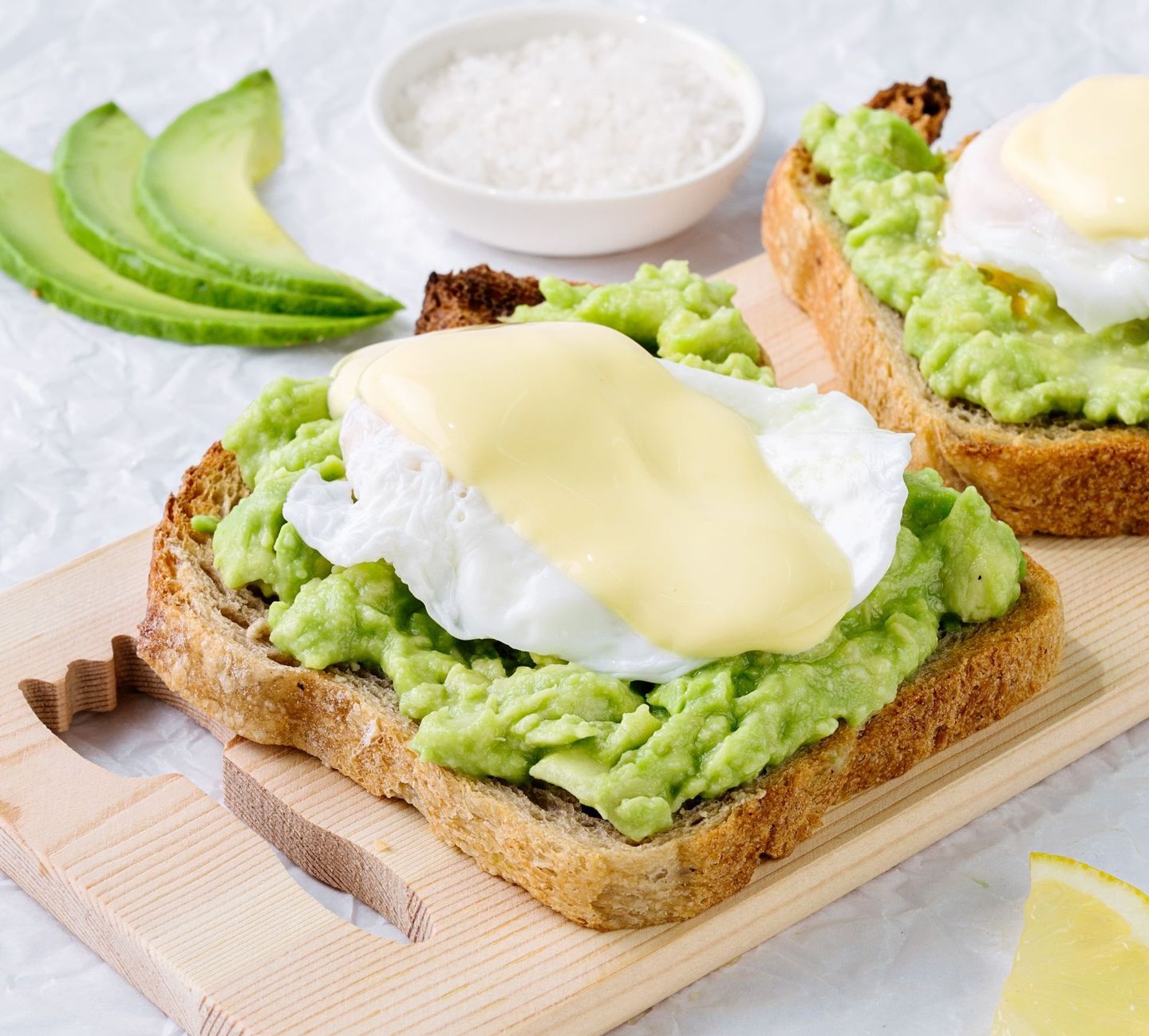 Eggs Benedict Avocado Toast