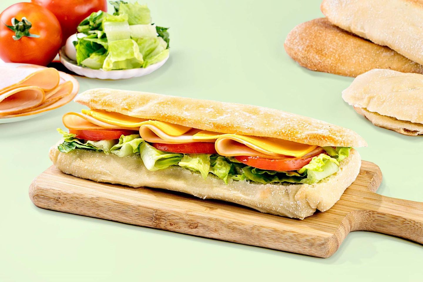 Turkey Ham And Cheese Panini