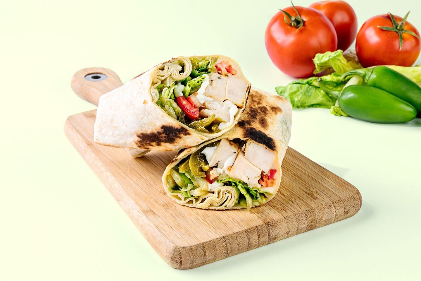 Spicy Chicken Ranch Wrap