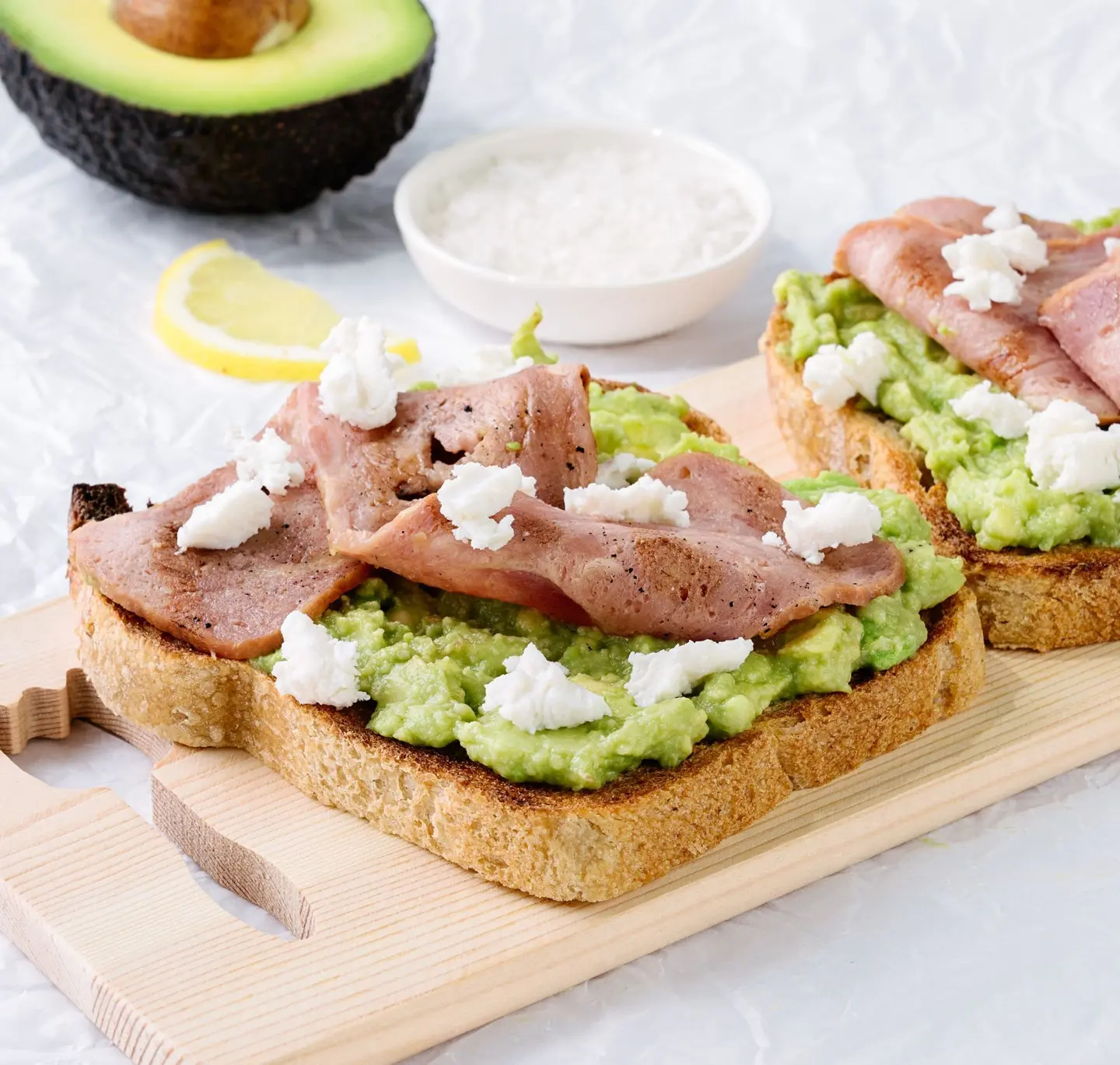 Goat Cheese & Bacon Avocado Toast
