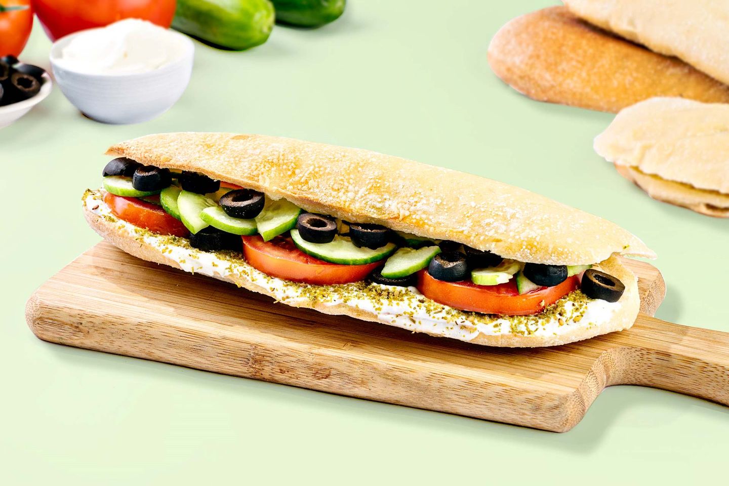 Labneh + Zaatar Panini