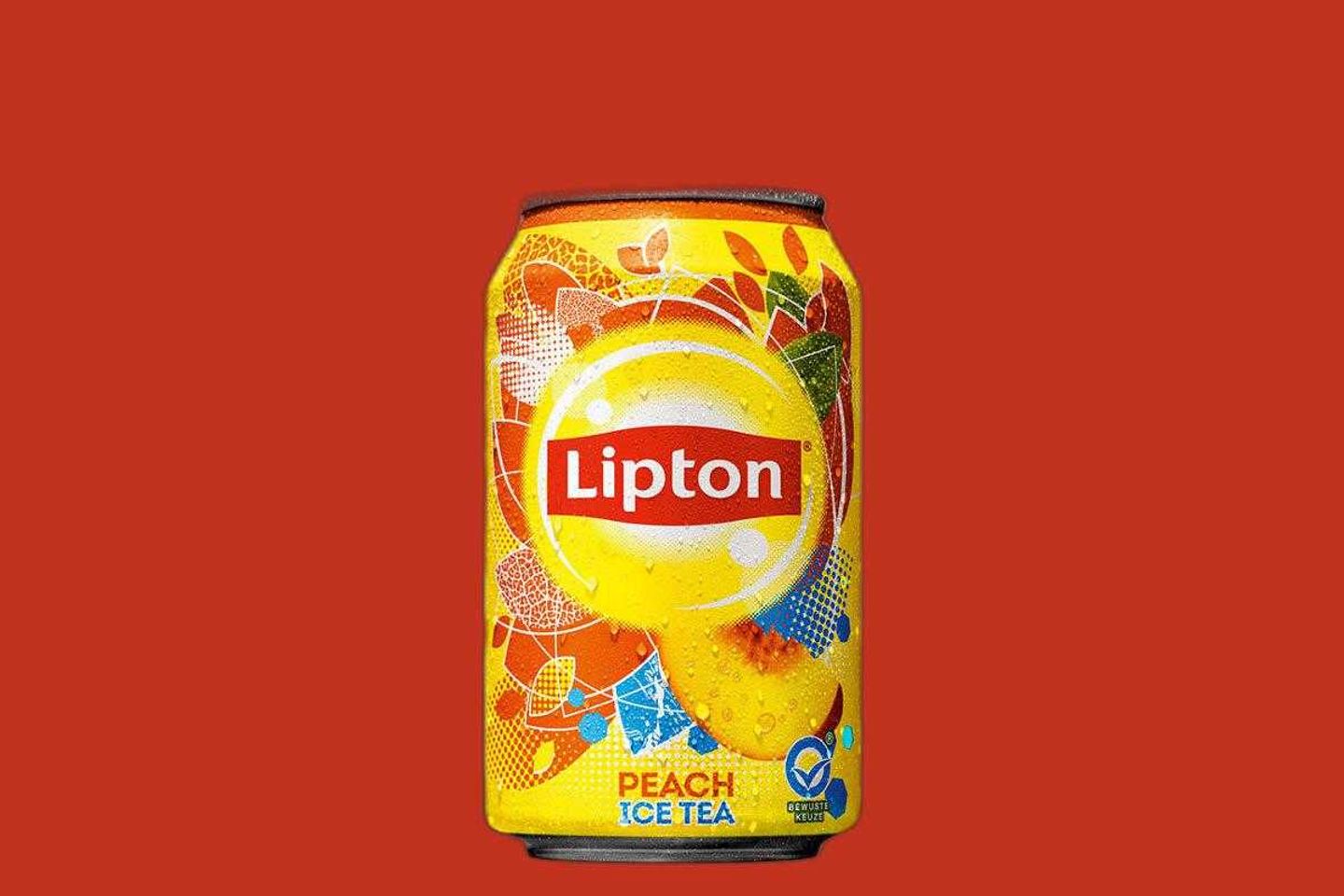 شاي ليبتون بالخوخ المثلج