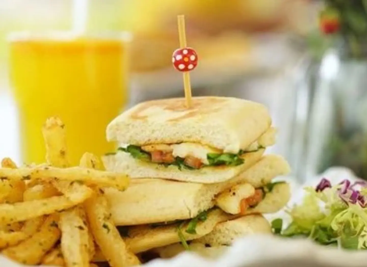 Halloumi Club Sandwich