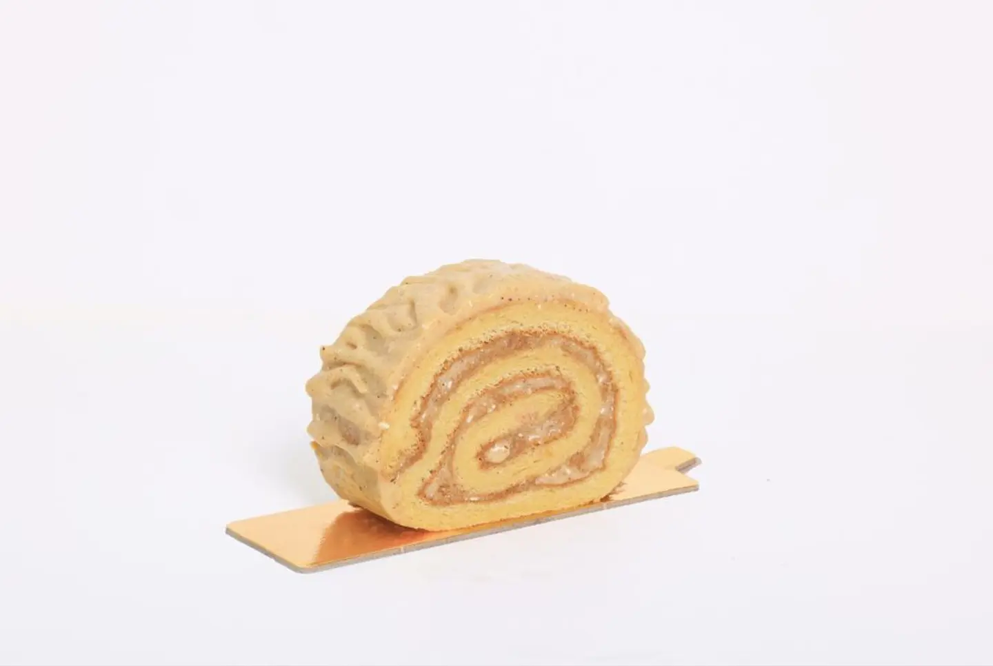 Hazelnut Swiss Roll (Slice)