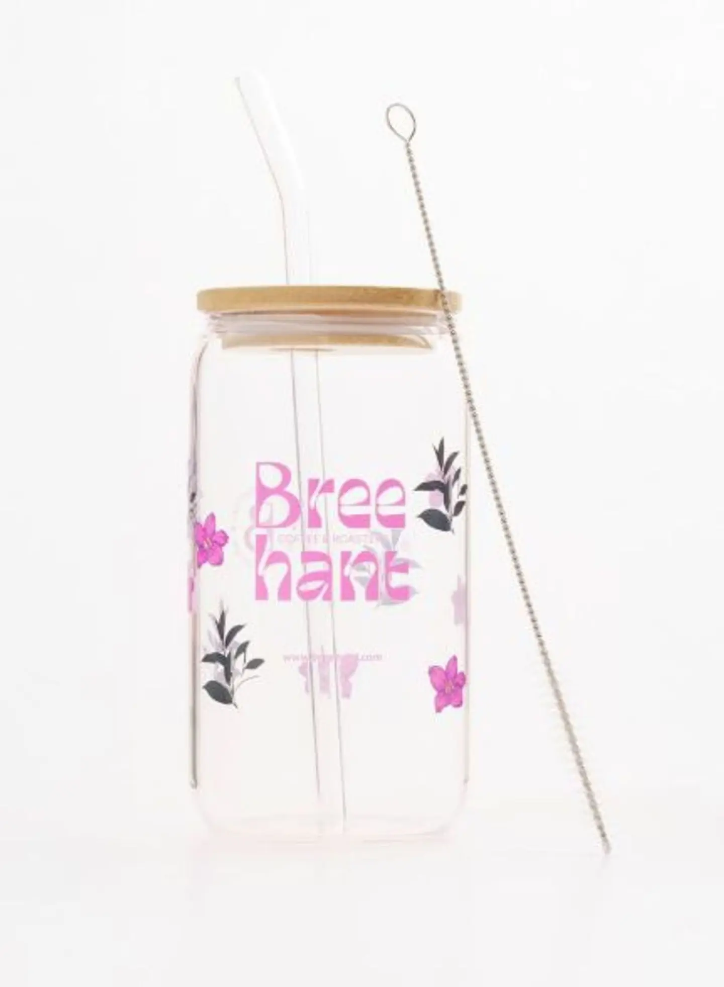 كوب زجاجي زهور بريهانت