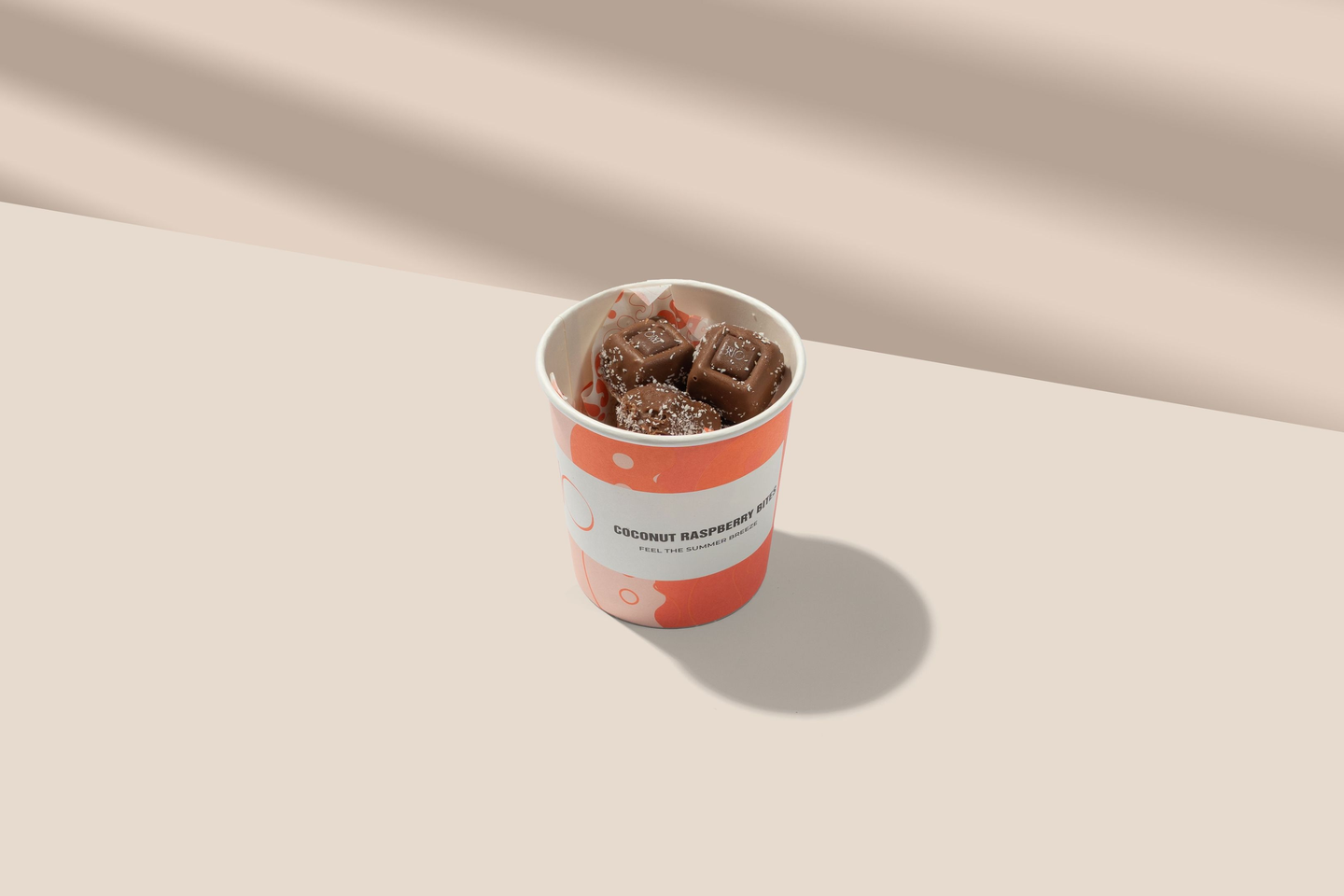 بريو آيس كريم بايتس – توت وجوز هند (10 قطع)