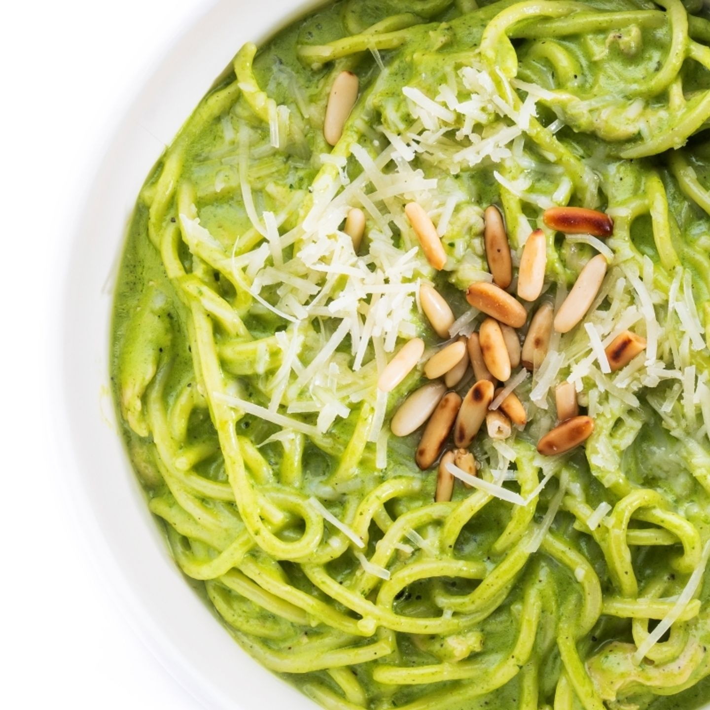 Kids Spaghetti Pesto E Pollo.