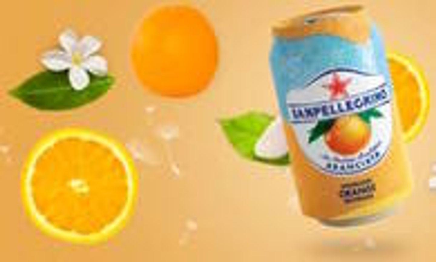 San Pellegrino Aranciata.
