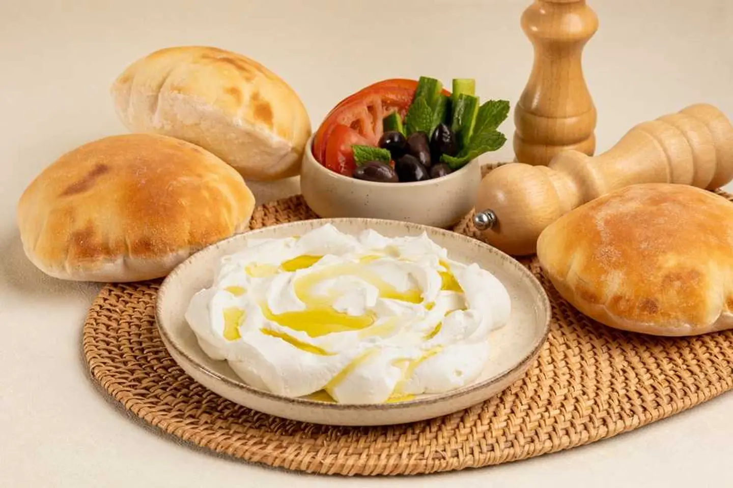 طبق لبنة