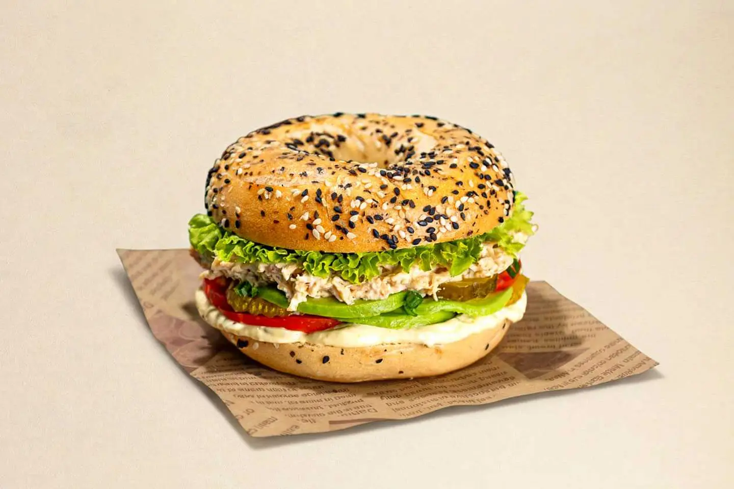 Chicken Avocado Bagel