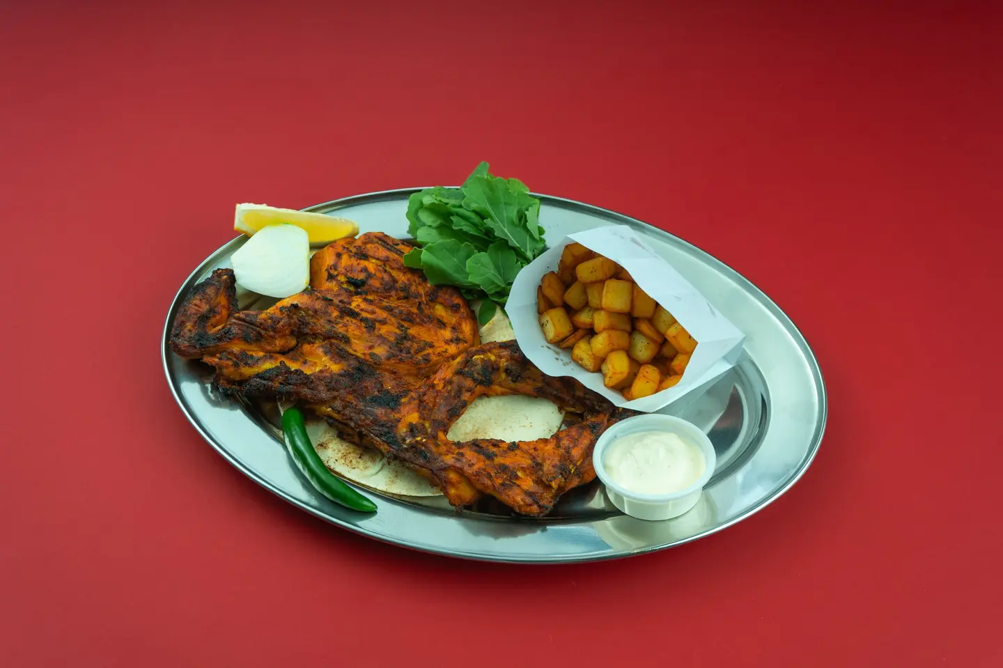 نص عالفحم وجبة