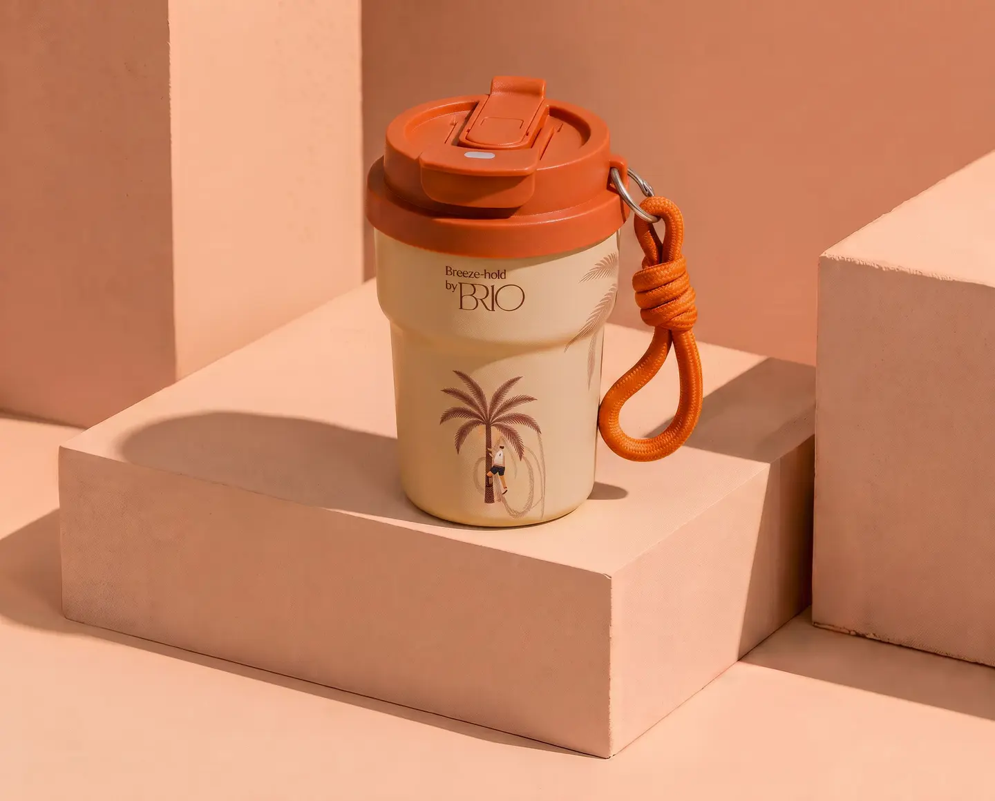 Orange Plam Brio Mug