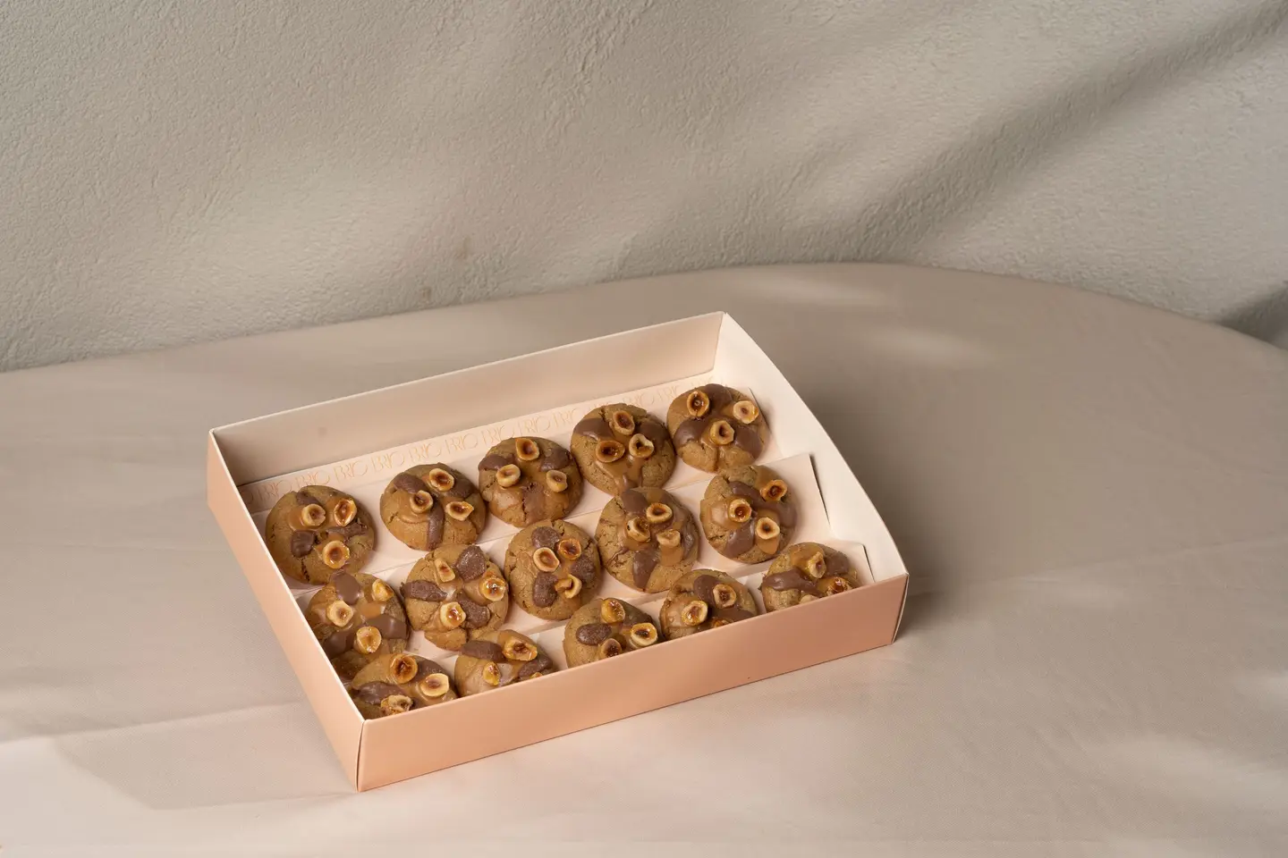 Box Cookies Hazelnut And Chocolate