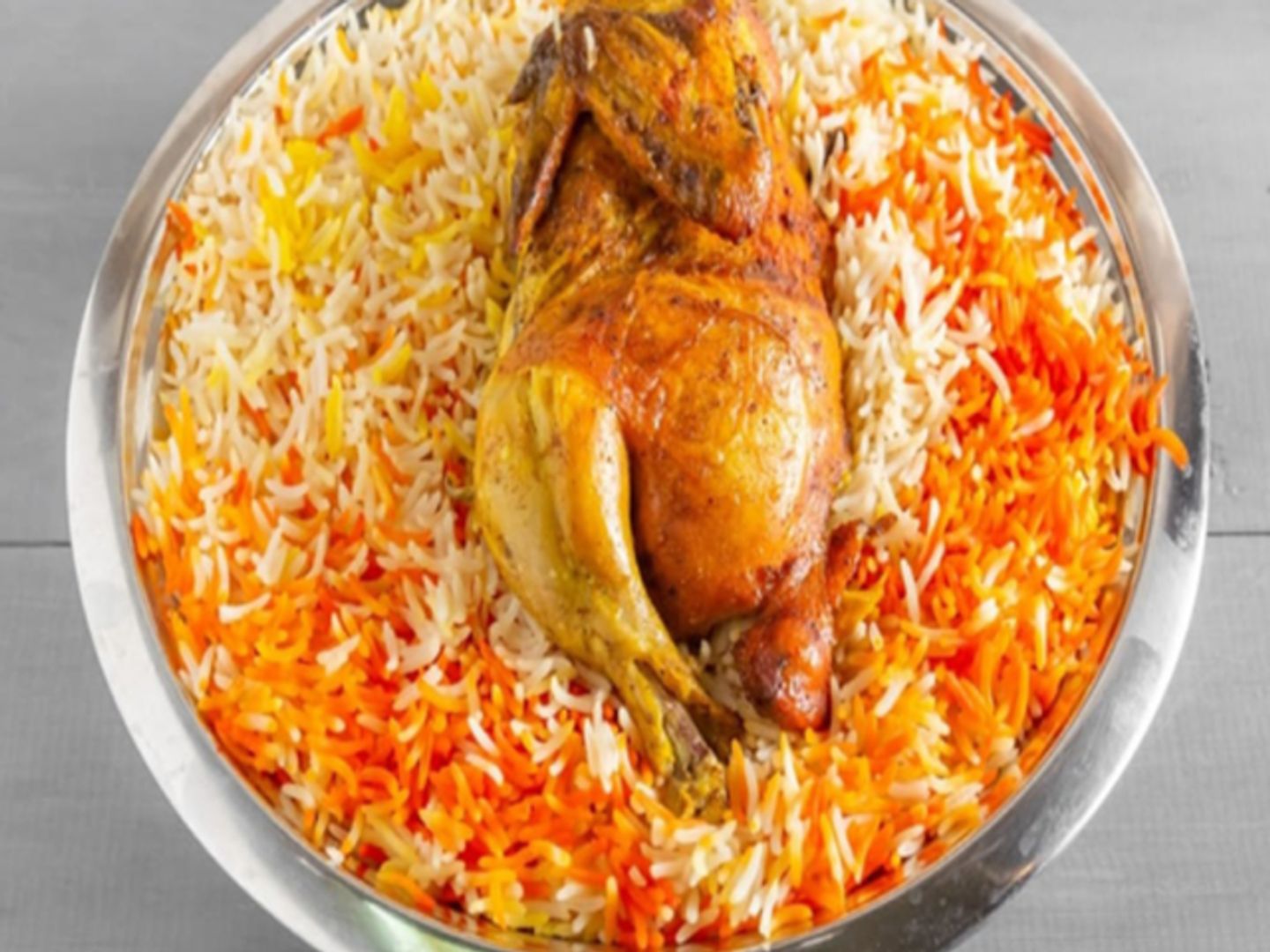 نصف حبة دجاج مندي