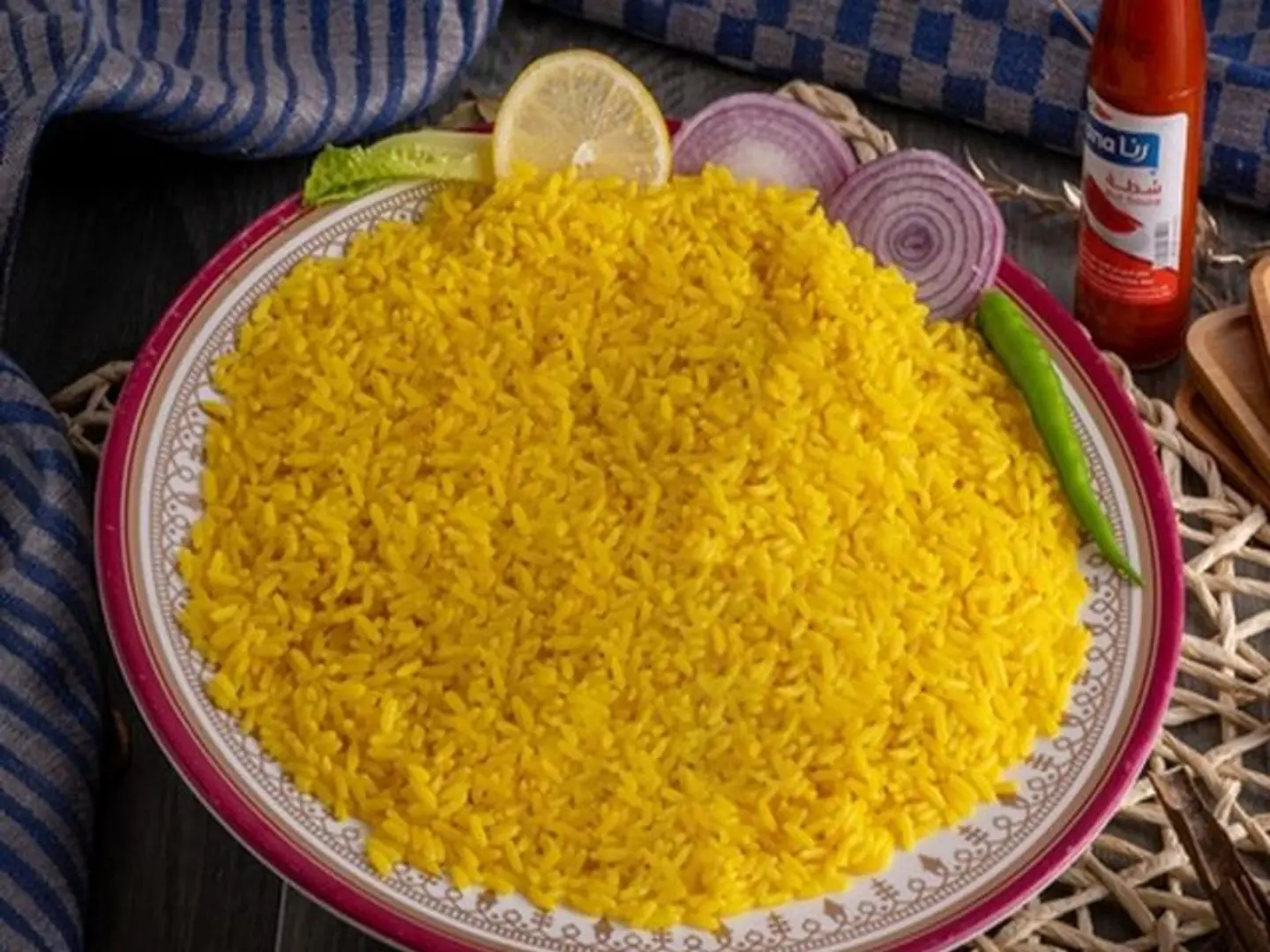 أرز مندي أصفر