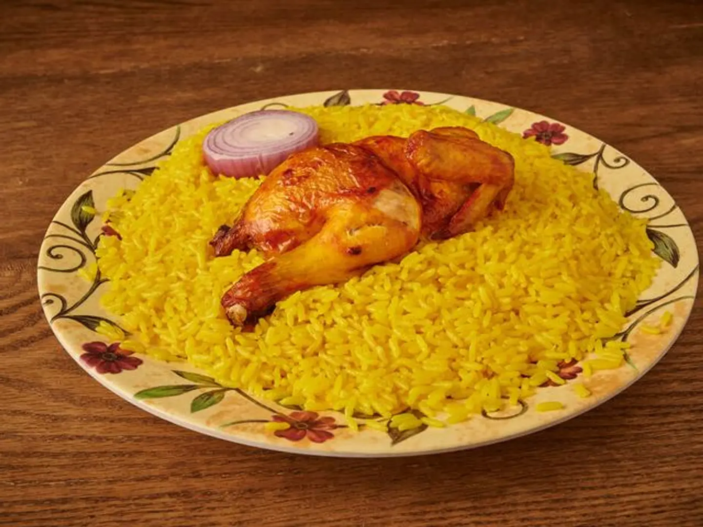 نصف حبة دجاج مندي