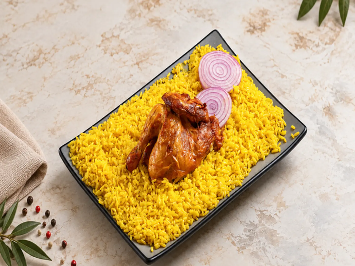 Half Chicken Mandi