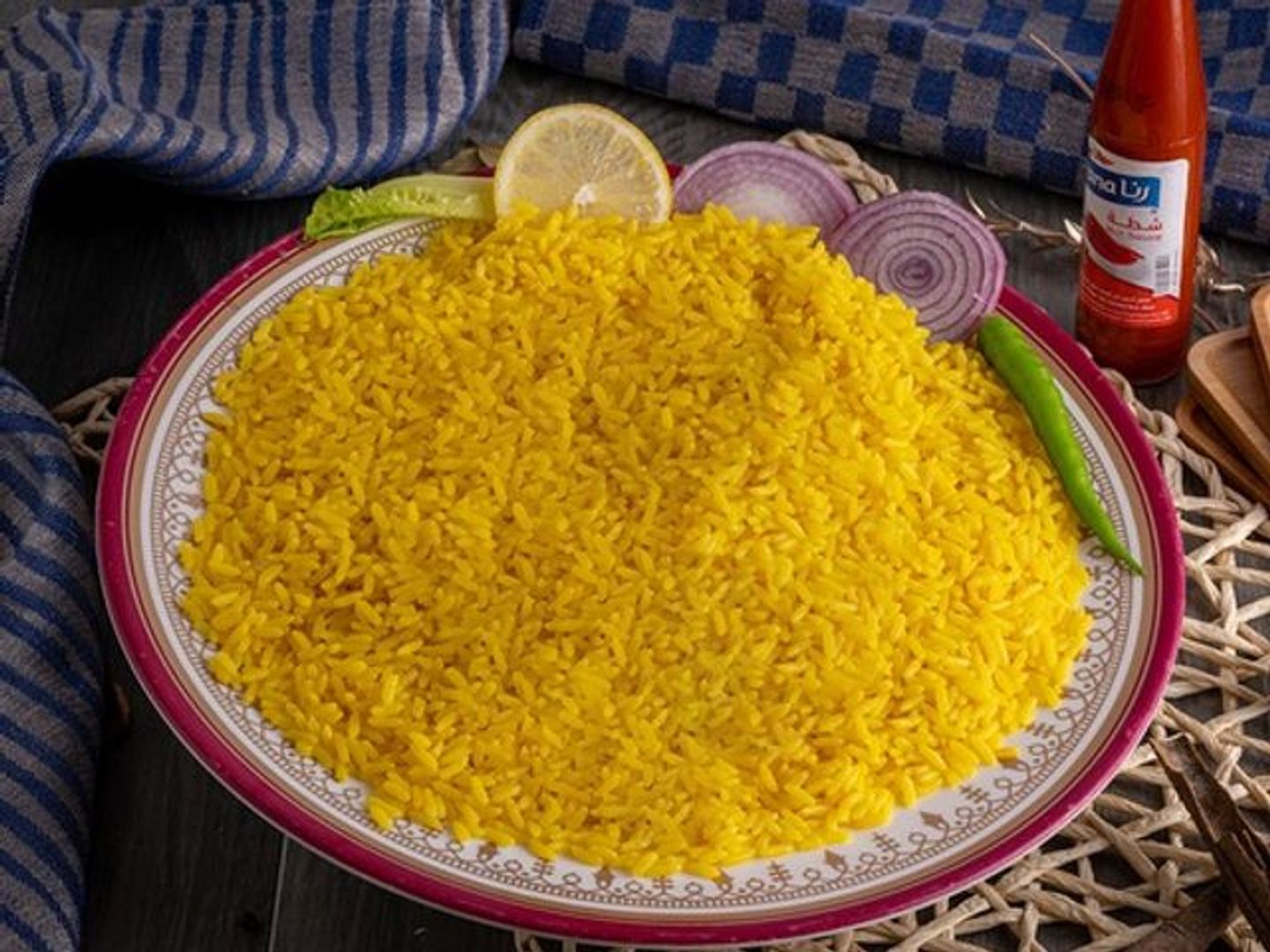 أرز مندي أصفر