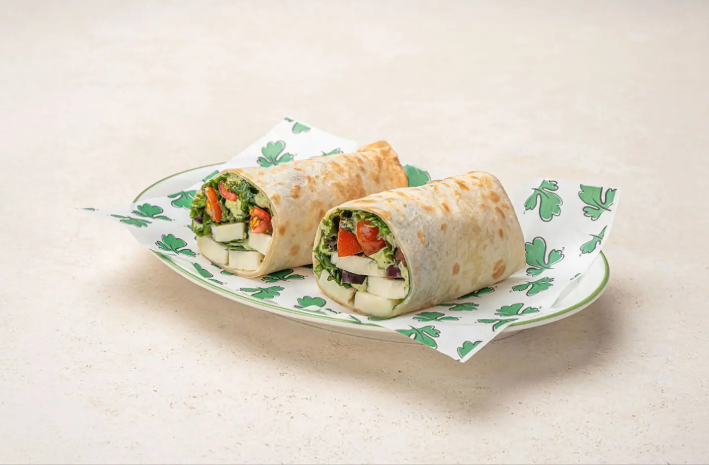 Halloumi Cheese Sandwich 8 Inch Wrap