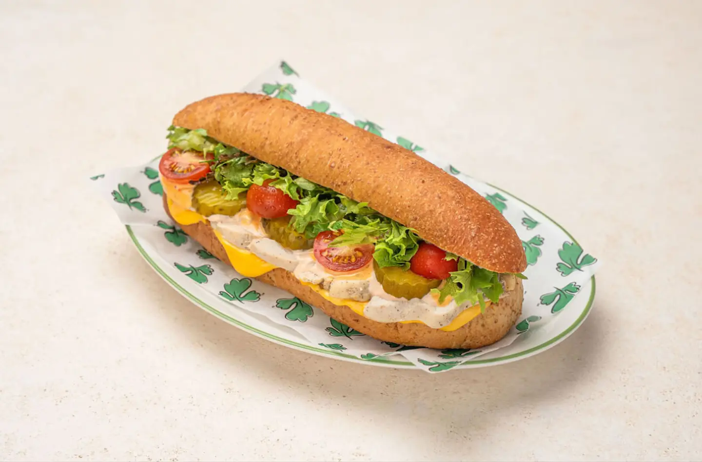 Classic Chicken Sandwich 8 Inch Bread
