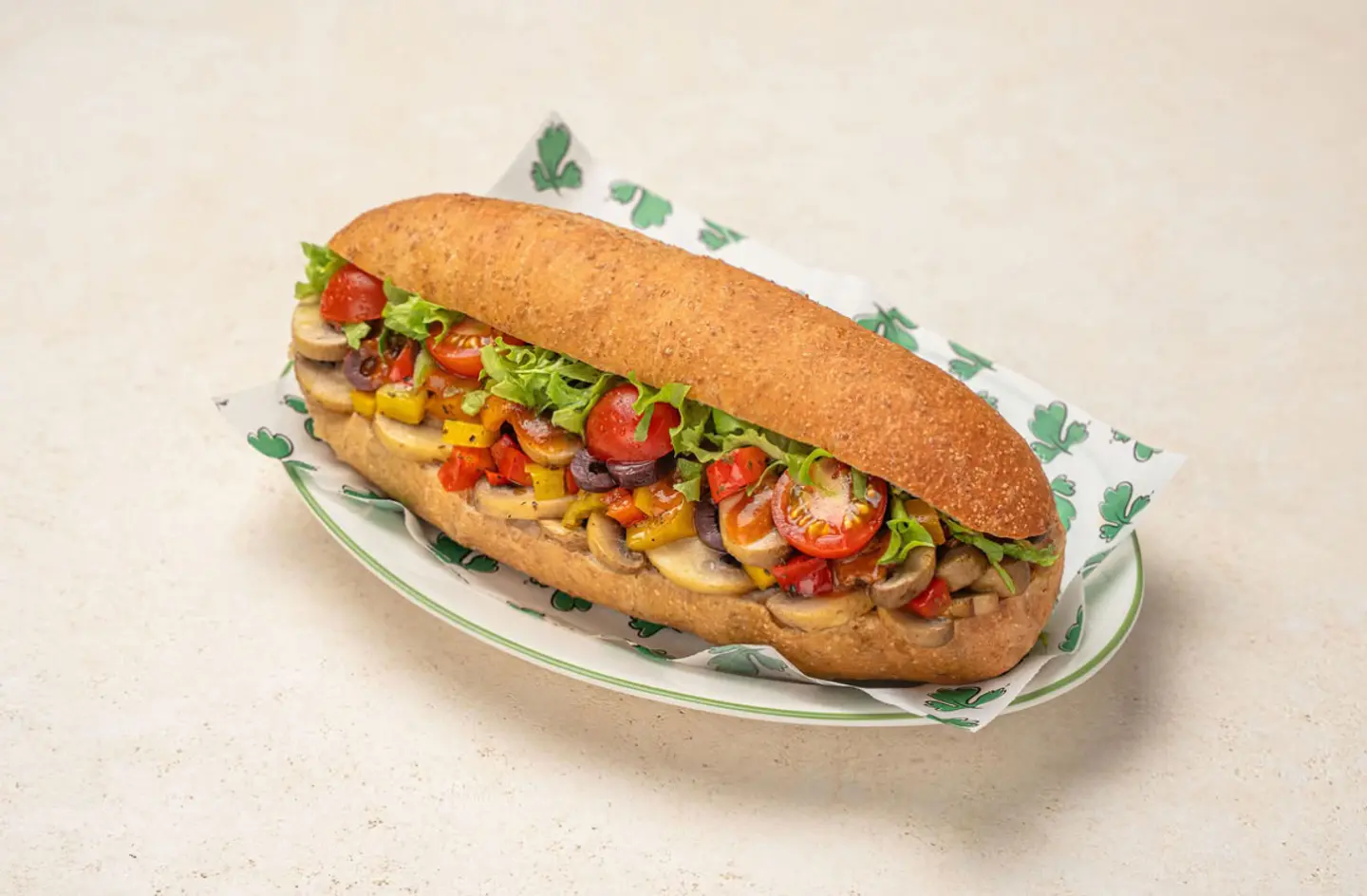 Mediterranean Vegetable 8 Inch Bread