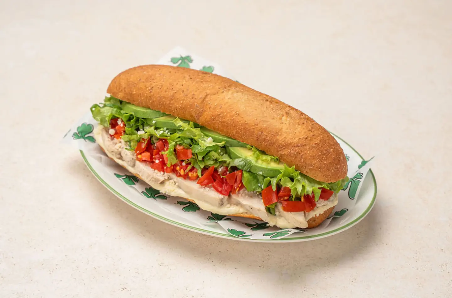 Chicken Caesar Avocado 8 Inch Bread