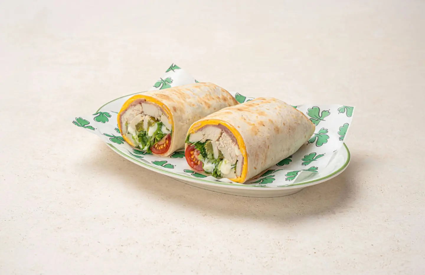 Chicken Club Sandwich 8 Inch Wrap